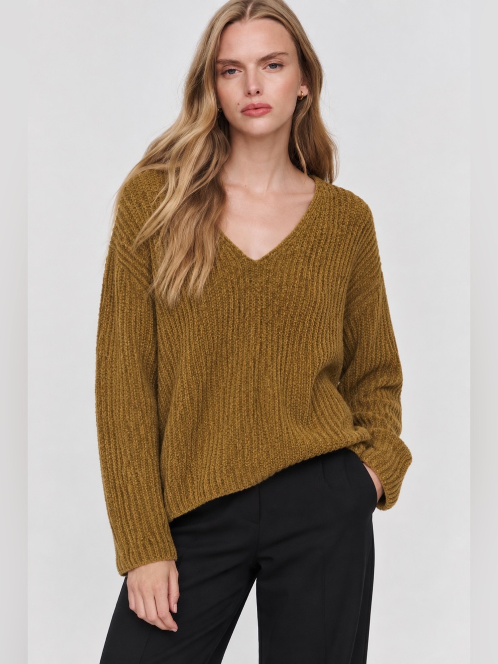 NWT Eileen Fisher Cotton & Cashmere Blend Textured Sweater Sz M